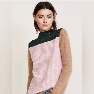 Scotch & Soda Pink and Tan Sweater